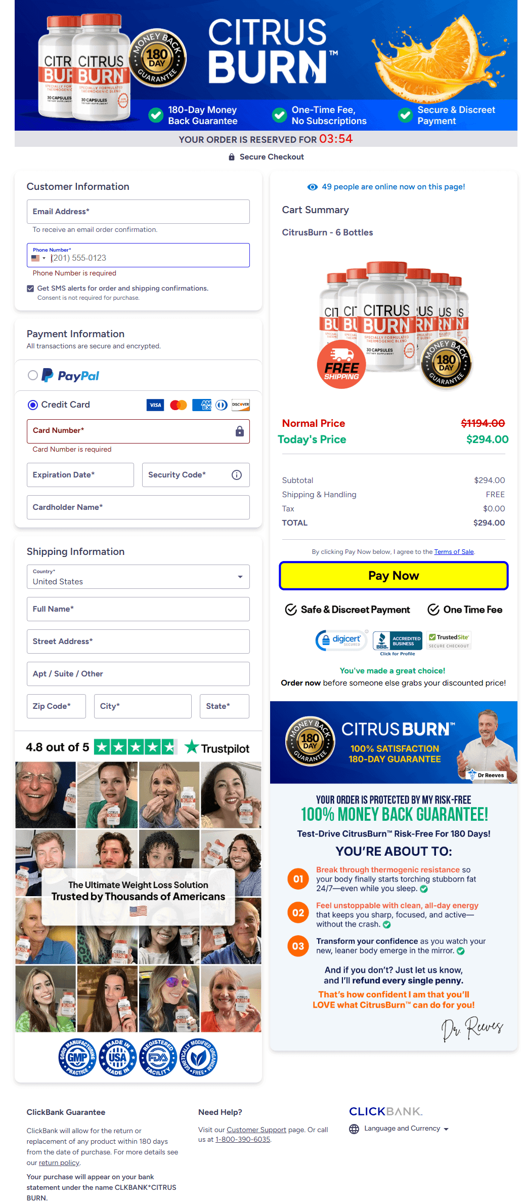 Citrus Burn weight loss